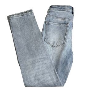 Risen Jeans Womens Light Wash Distressed Relaxed Fit High Waist Jeans 3/26